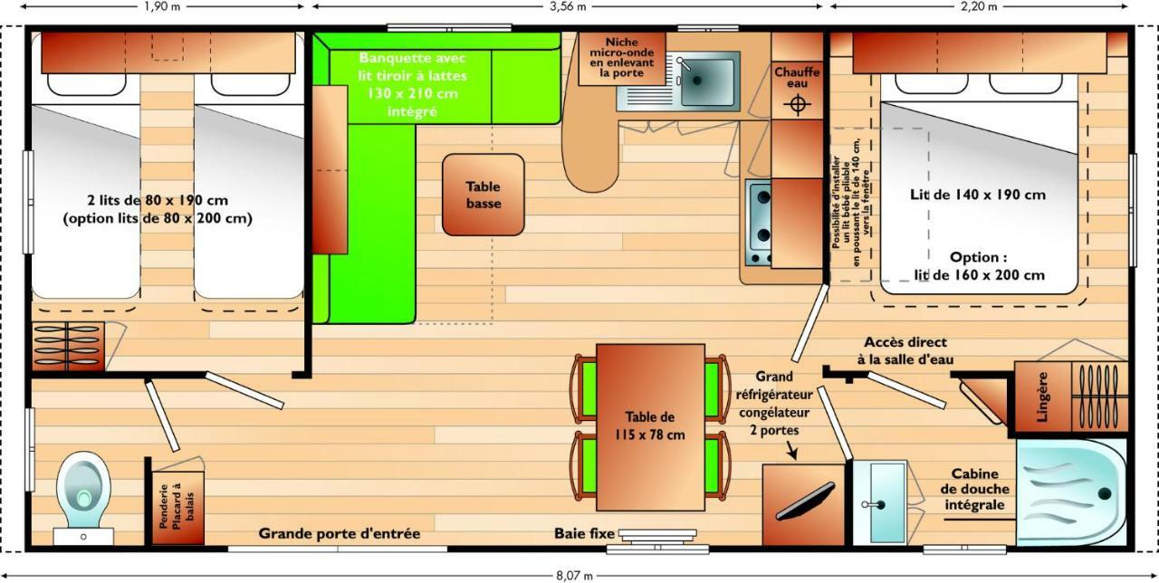 Camping Le Picard Tournieres Luaran gambar